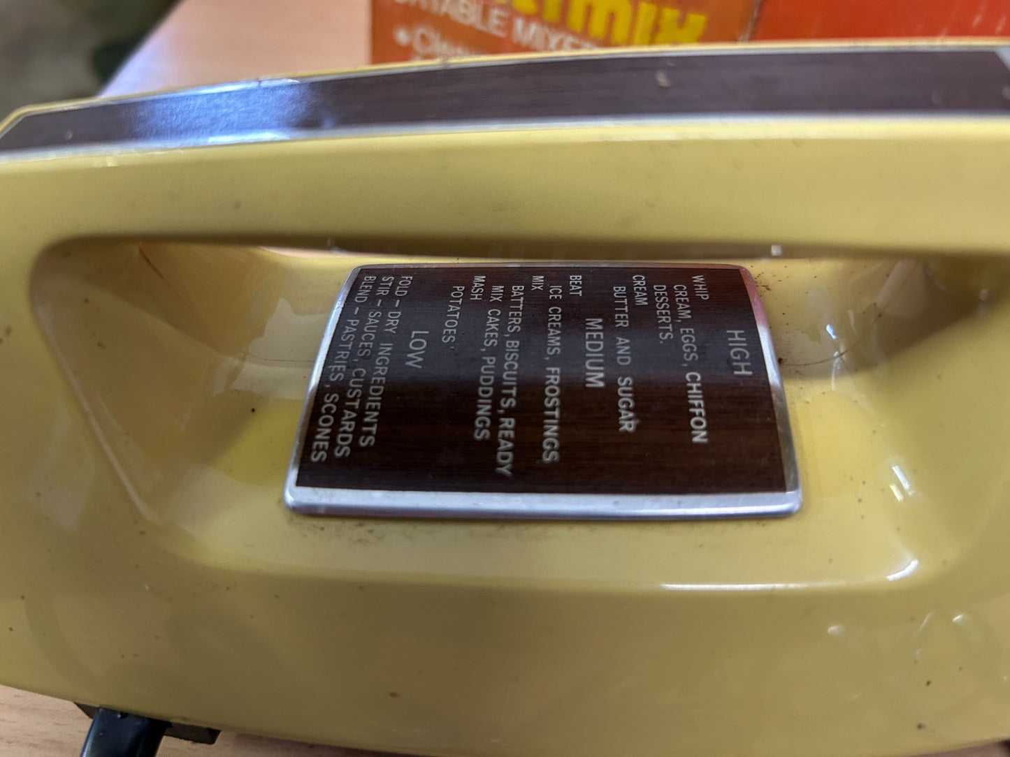 Vintage Sunbeam Beatermix JM7 Portable Mixer Boxed c1960s Australia