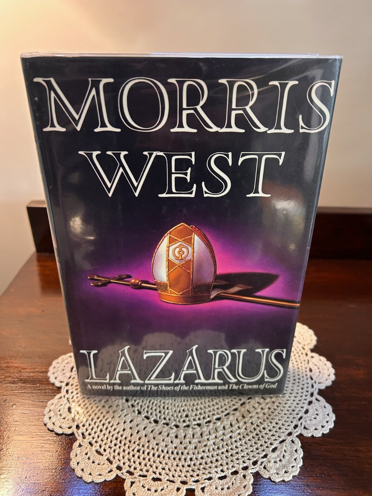 Lazarus - Morris West (1990) First US Edition Hardcover St. Martin's Press
