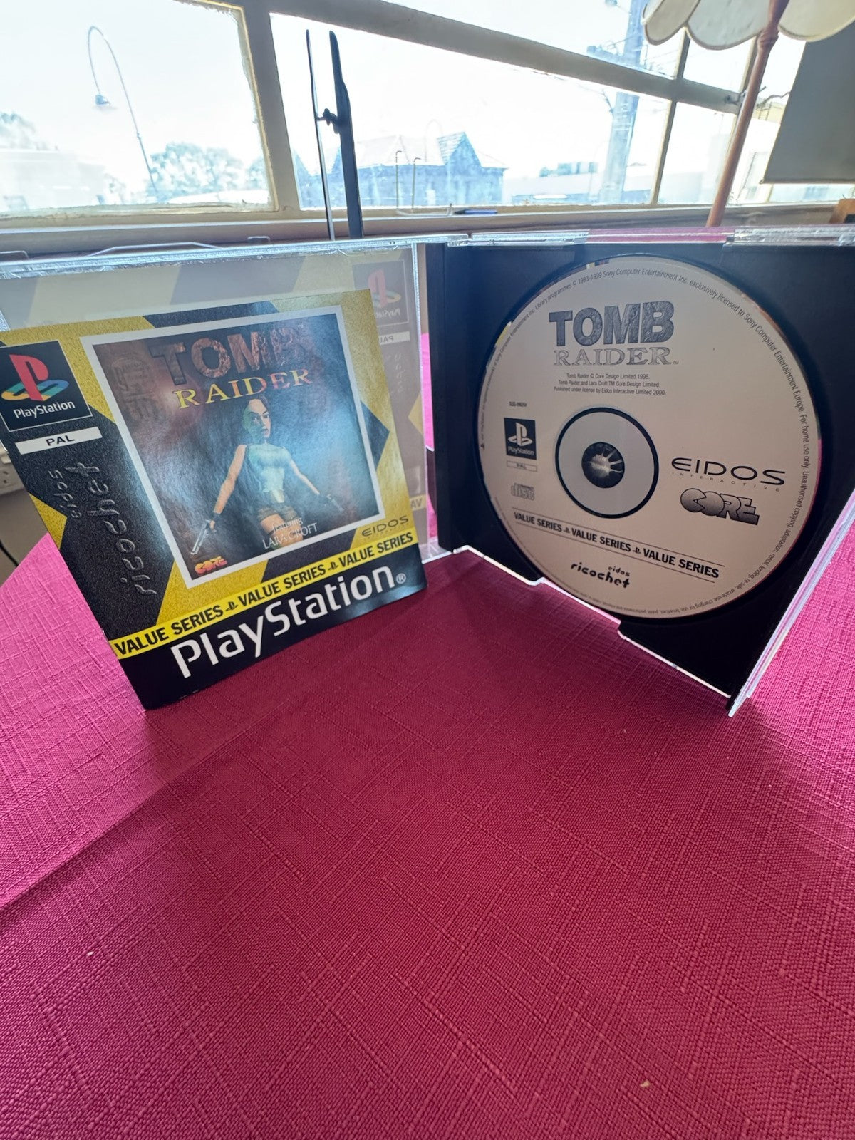 Tomb Raider PlayStation PS1 PAL – Value Series – Complete w Manual | 1996