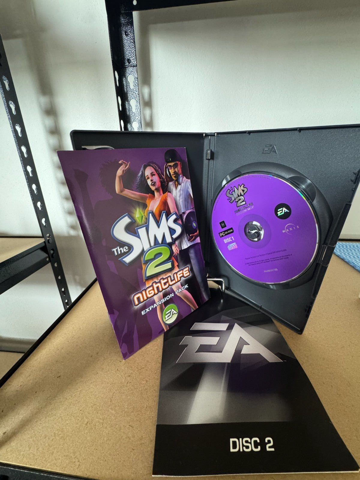 The Sims 2 Nightlife PC CD-ROM – Expansion Pack Complete w Manual & Discs | 2005