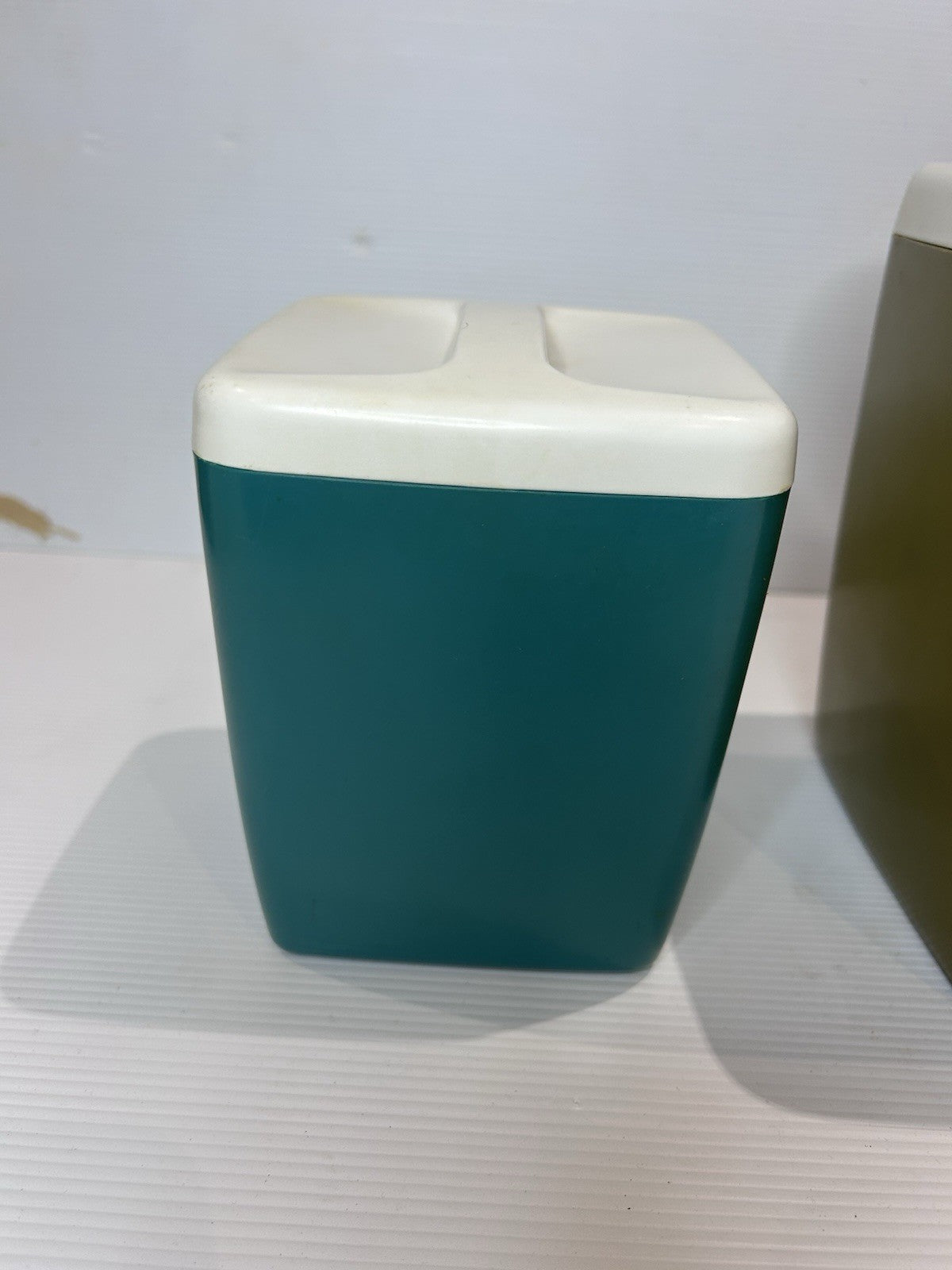 Vintage 1960s Nally Canister Set Tea Sugar Flour Retro Plastic Kitchenware