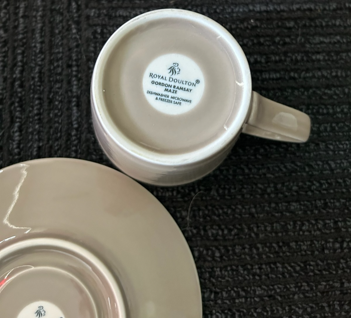 Royal Doulton Gordon Ramsay Maze Cups & Saucers – Set of 2
