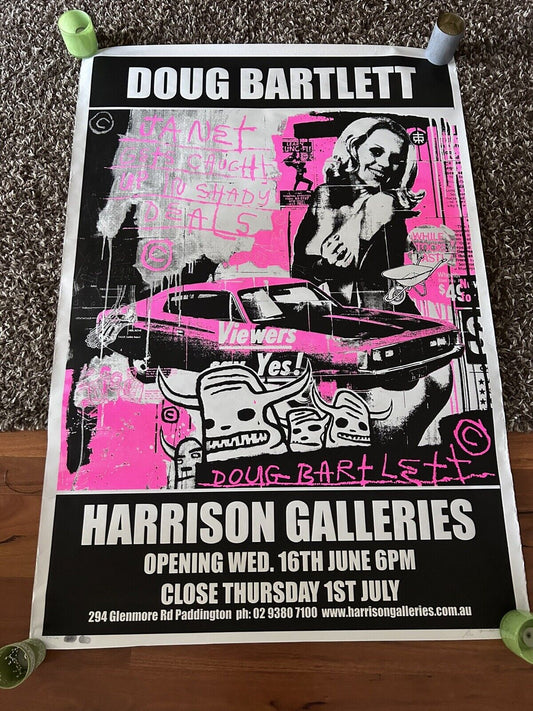 Nick Morris - Doug Bartlett Exhibition No 77/100  - 147 X 100cm Poster
