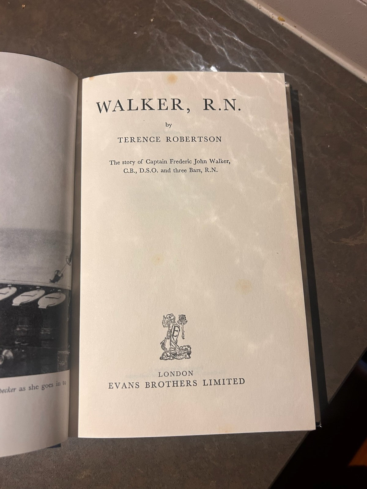 Walker R.N. – Terence Robertson | 1956 First Edition Hardcover