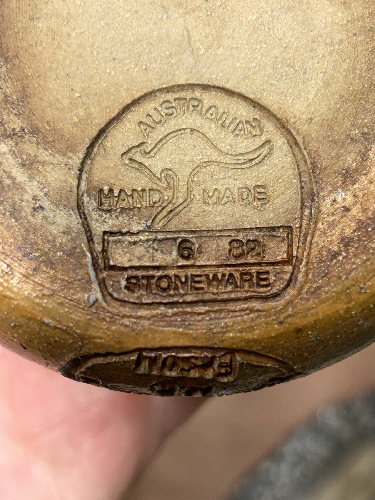 Bendigo Pottery Stoneware Dish 6/82 Handcrafted Epsom Brown Glaze 8cm