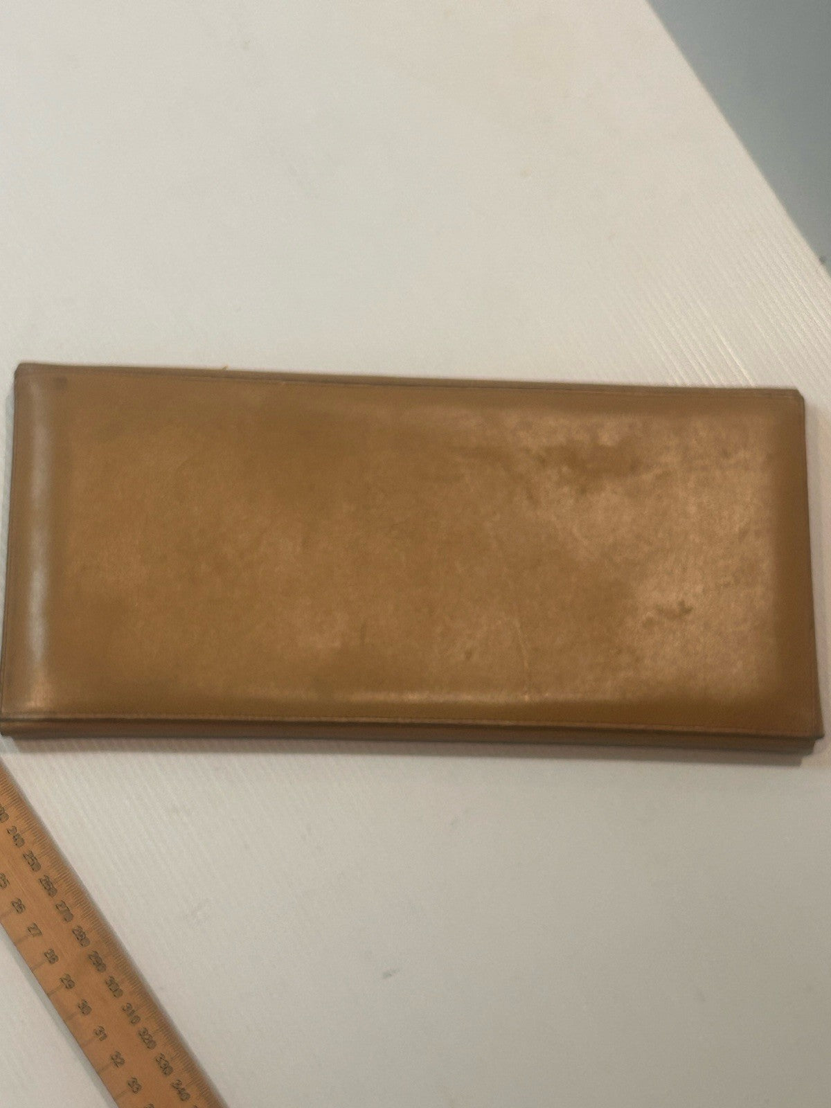 Vintage Hickok Steer Hide Leather Road Maps Case 1950s Motoring Accessory