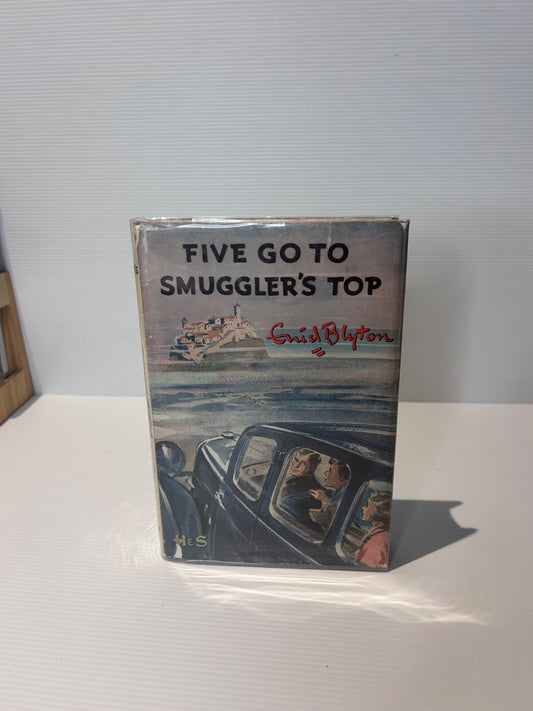 Five Go to Smuggler’s Top 1955 HC DJ  9th Imp Enid Blyton Famous Five
