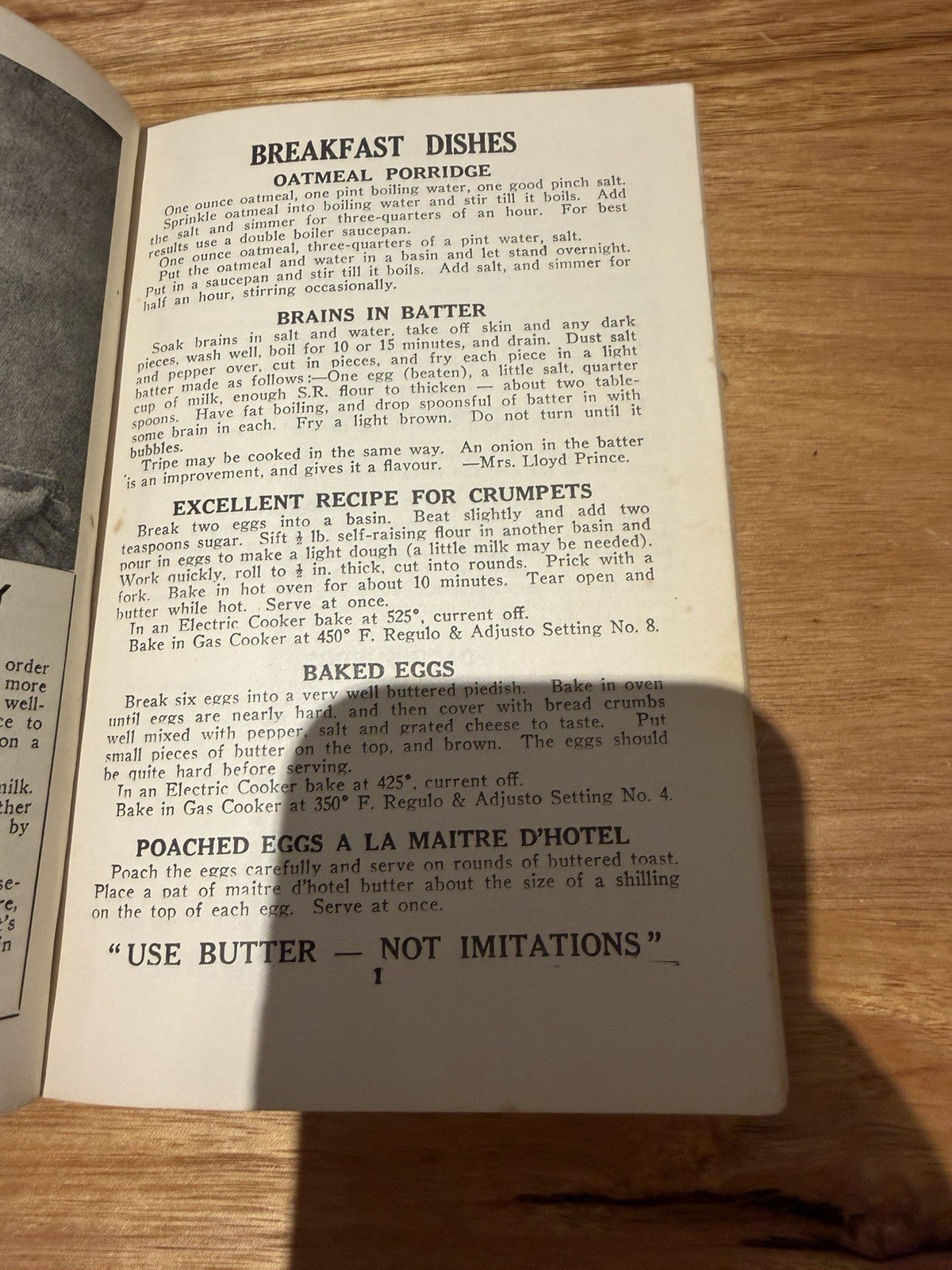 Green and Gold Cookery Book 15th Edition Vintage Australian Cookbook Adelaide