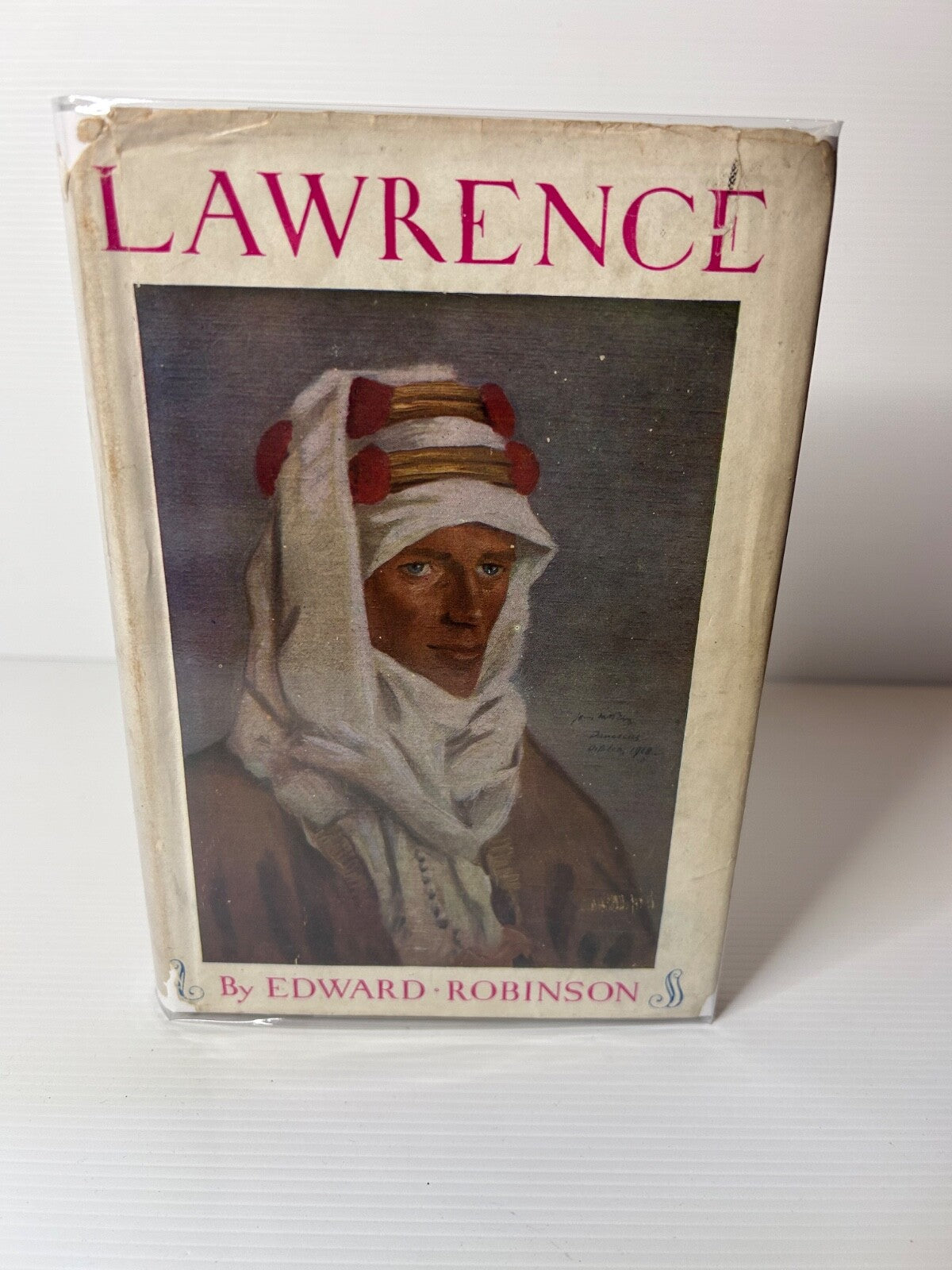 Lawrence: The Story of His Life 1945 HC DJ Edward Robinson OUP T.E. Lawrence