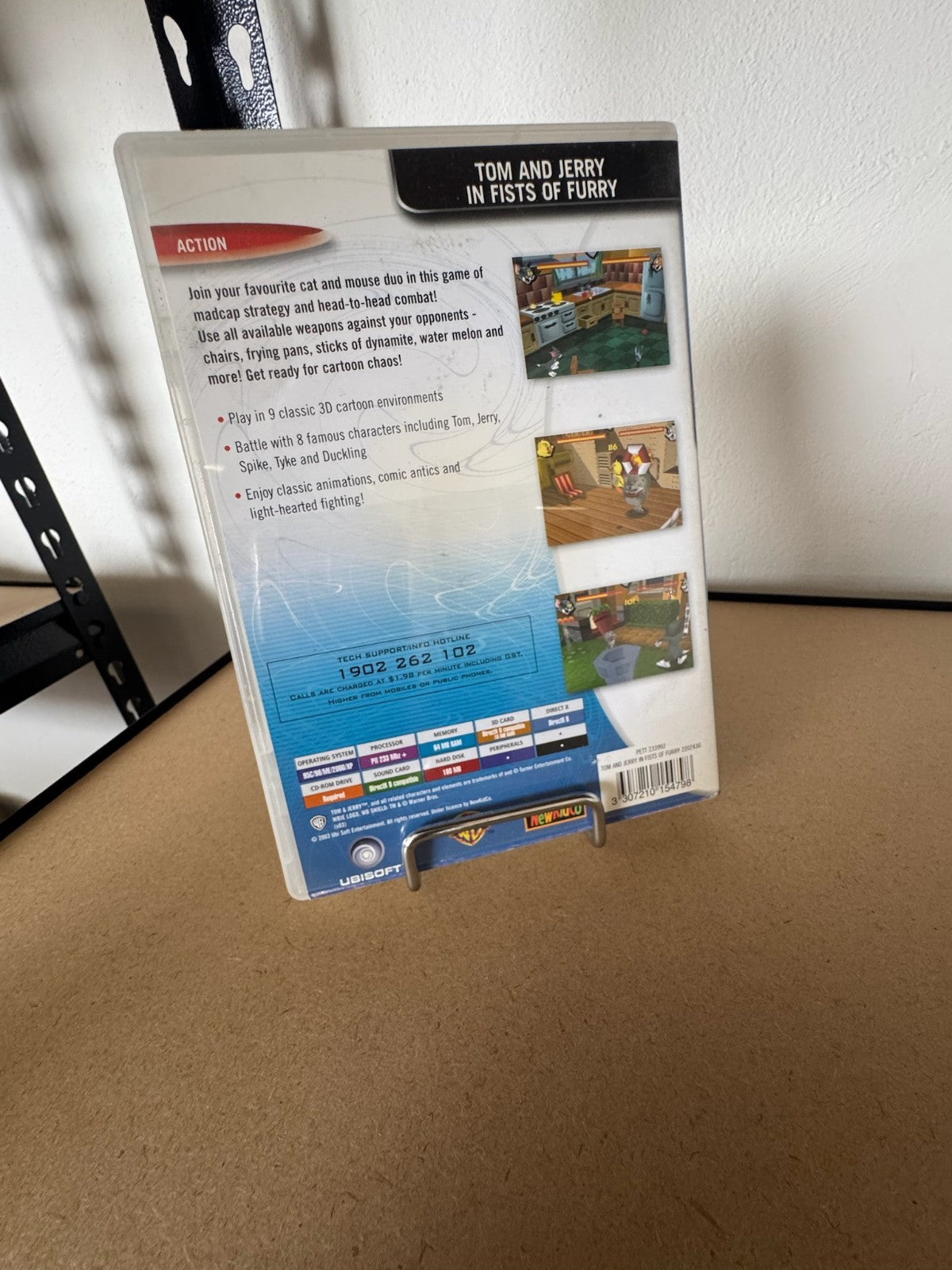 Tom & Jerry in Fists of Furry PC CD-ROM – Ubisoft Exclusive Complete | 2000