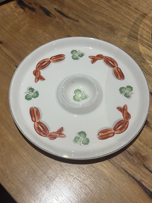 World’s Finest Ironstone Lid Sausages Parsley Japan Ideal Ovenproof Retro