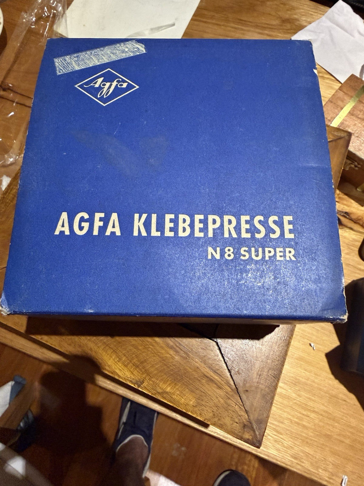Agfa Klebepresse N8 Super Super 8 Film Splicer Boxed Germany Editing Tool