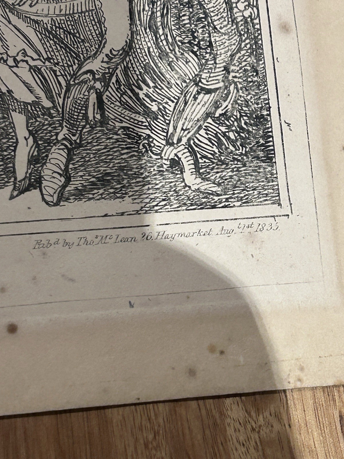 George Cruikshank Etching – “Inconveniences of a Crowded Drawing Room” c.1880s
