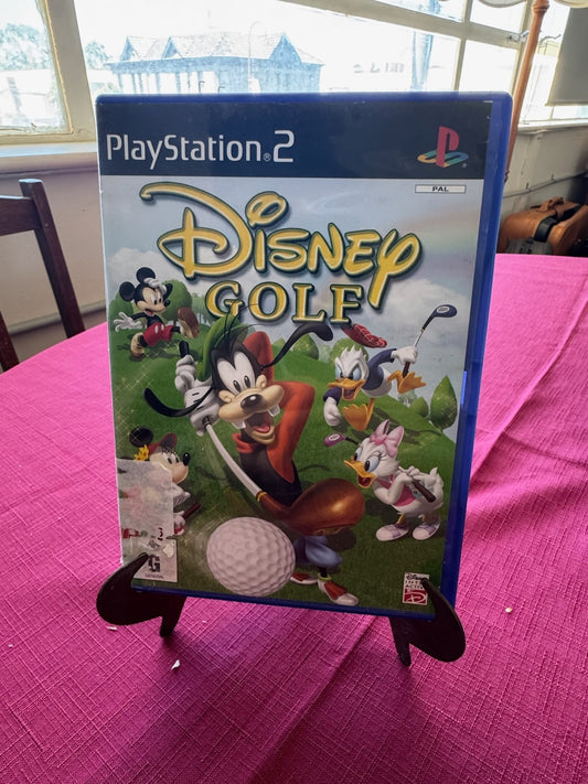 Disney Golf PS2 PAL – Complete w Case & Disc | Mickey & Friends | 2002