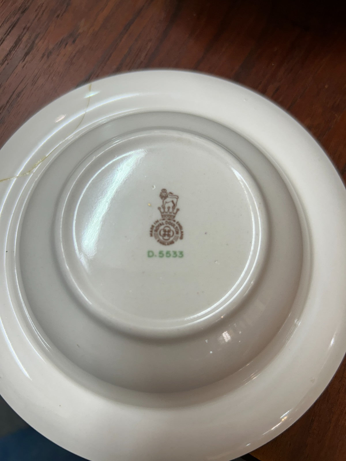 Vintage Royal Doulton Rose Garland Bowl Set 1 Large + 6 Small Bowls D5533
