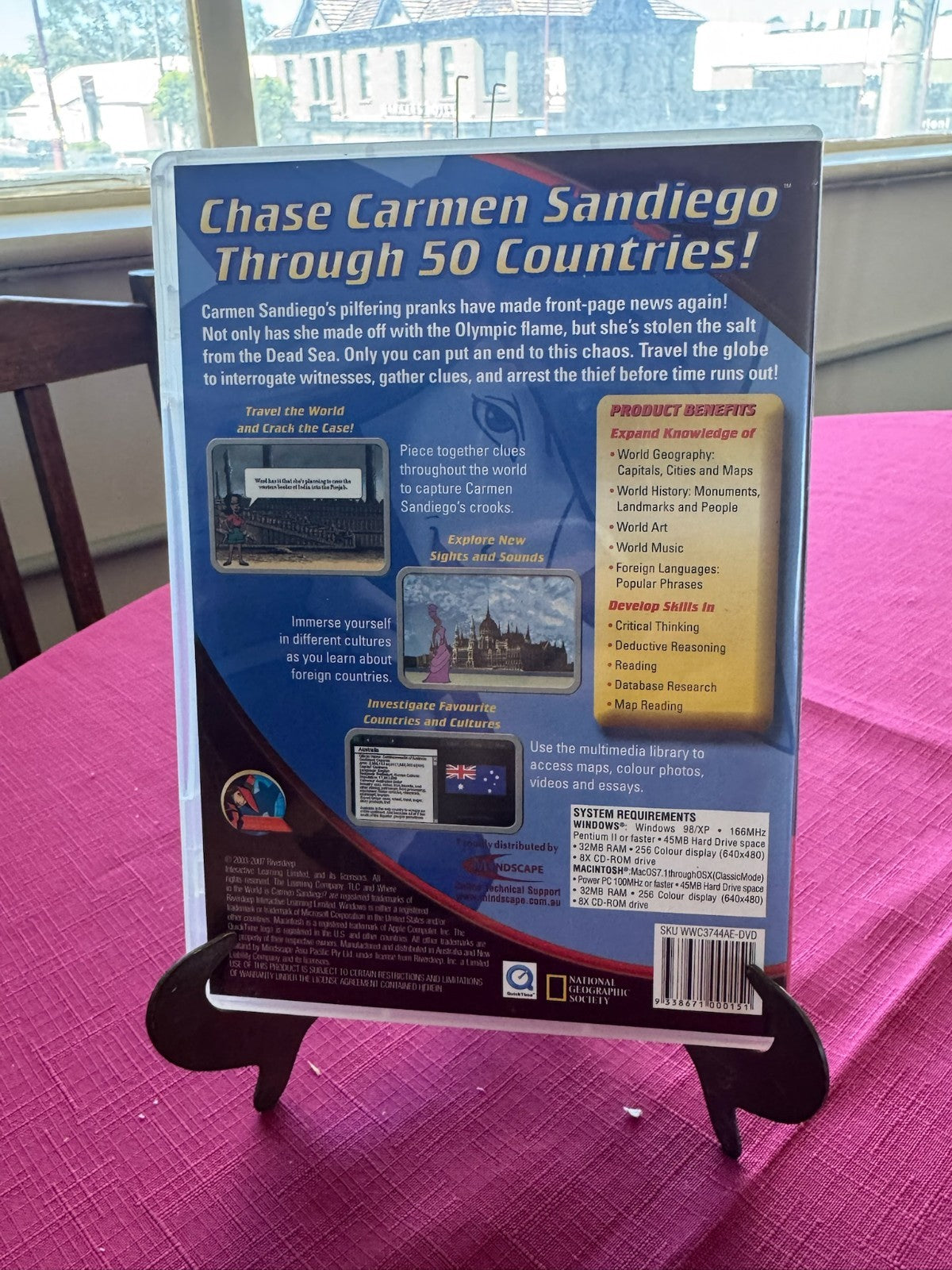 Where in the World Is Carmen Sandiego PC/Mac CD-ROM – Complete | 2002