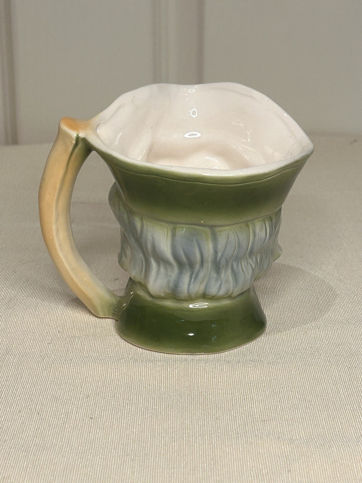 Vintage Pirate Character Jug Mug Japan 11cm Hand-Painted Ceramic Face Jug