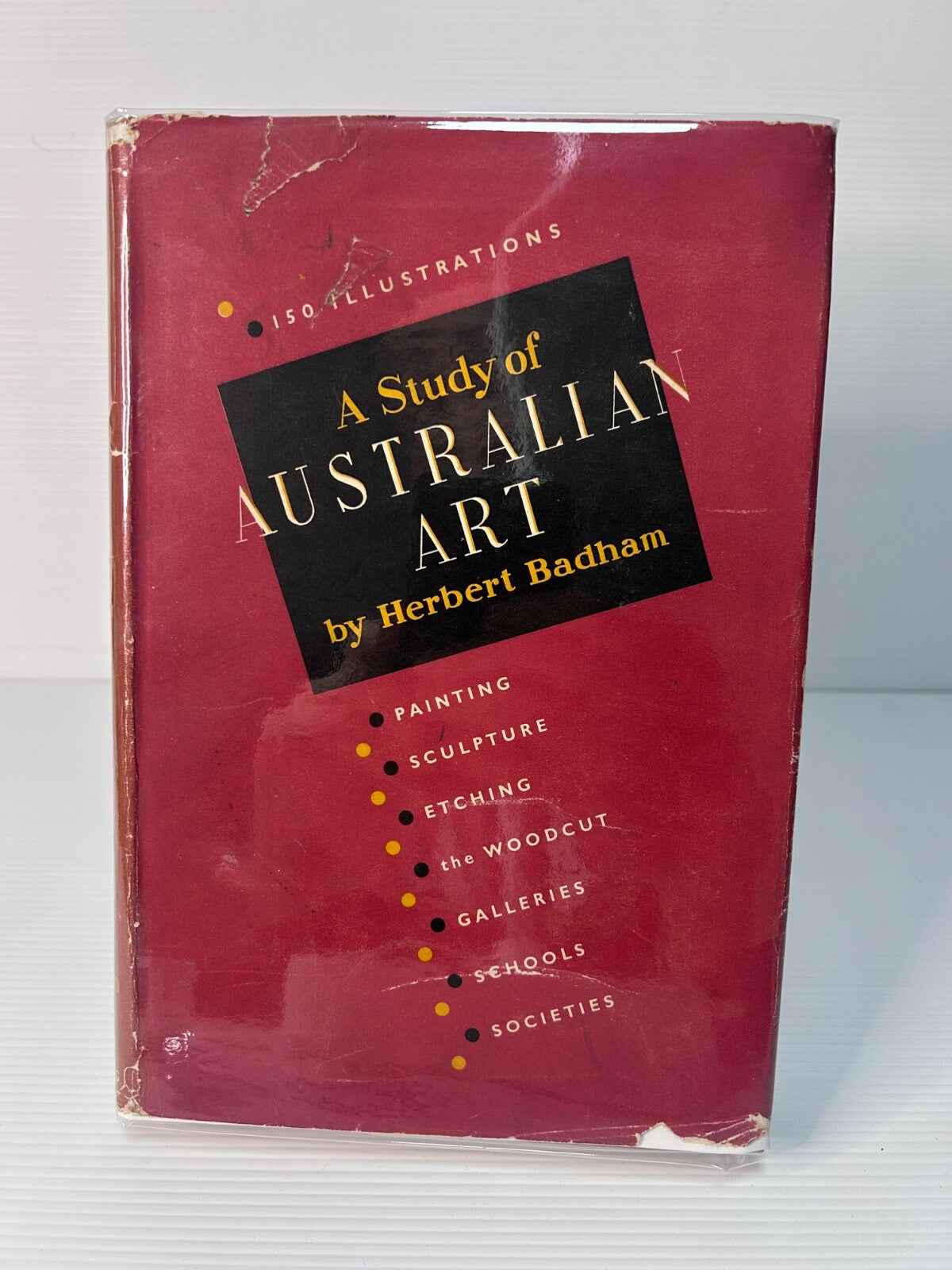 A Study of Australian Art Herbert Badham 1st Ed HC DJ Currawong Rare c.1949