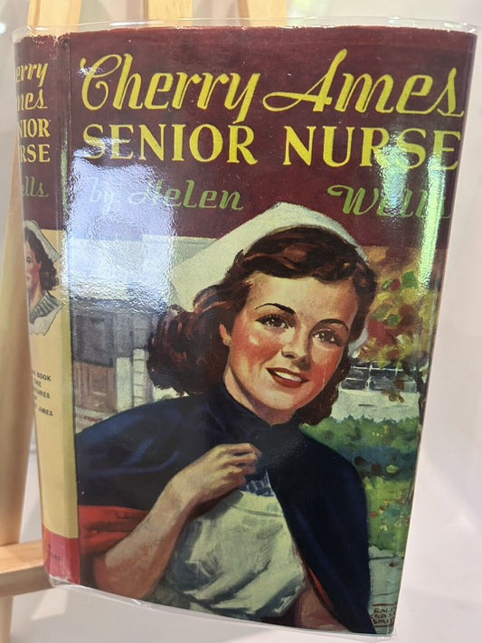 Vintage Cherry Ames Senior Nurse 1957 by Helen Wells with Dust Jacket