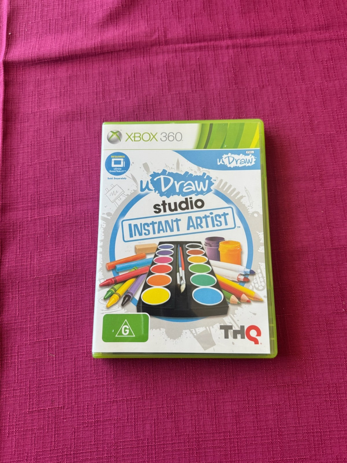 uDraw Studio Instant Artist Xbox 360 PAL – Complete with Manual – 2010