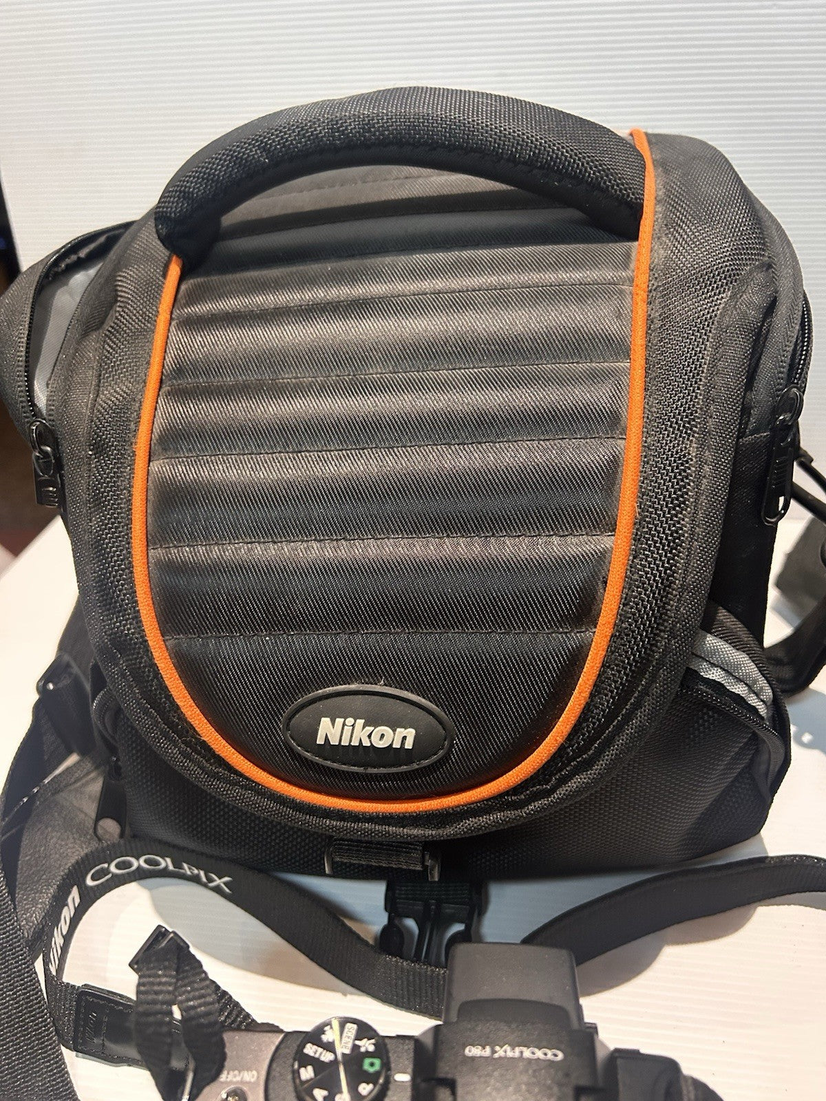 Nikon Coolpix P80 Camera 10.1MP w/ Charger & Nikon Bag With Rain Cover