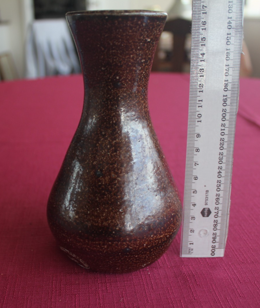 Vintage Bendigo Pottery Stoneware Vase – Australian Studio Pottery