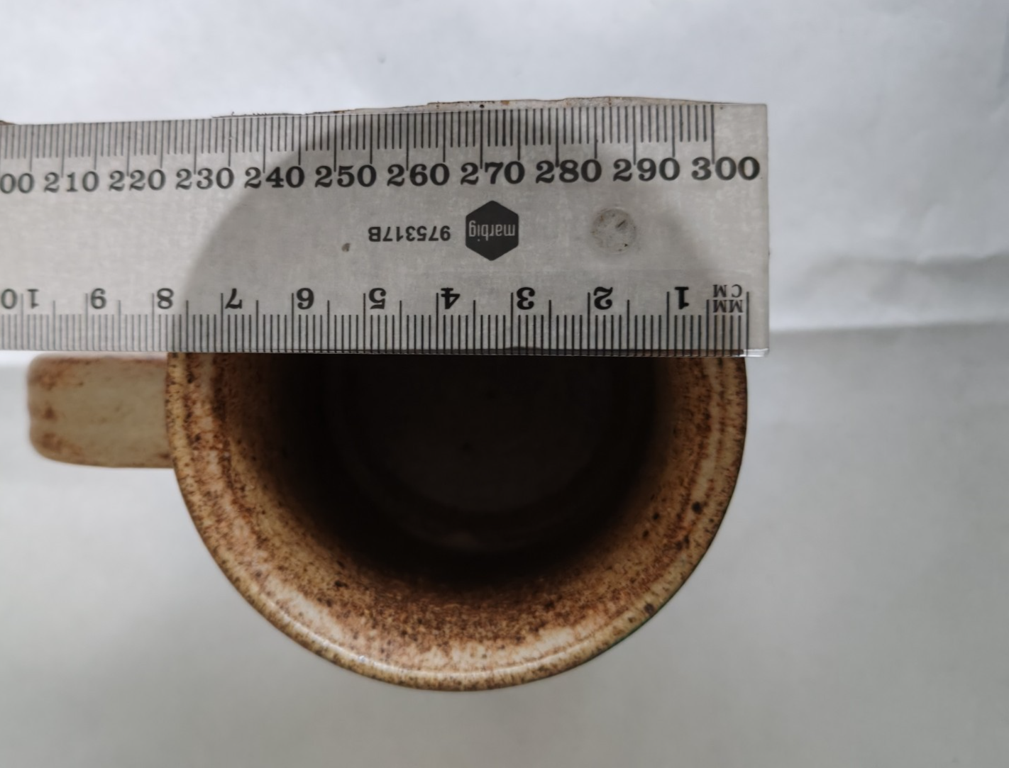 Vintage 'Taggerty Pottery' Studio Pottery Mug – Handcrafted Geometric Stoneware