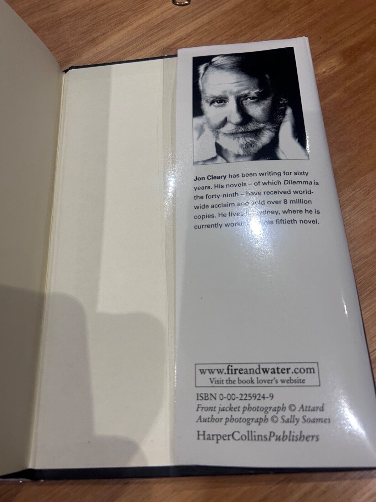 Dilemma by Jon Cleary First Edition 1999 Hardcover and Dust Jacket