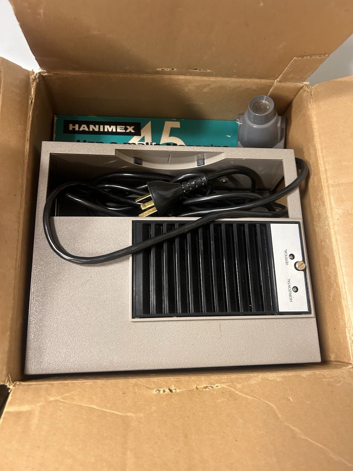 Hanimex Rondette 35mm Colour Slide Projector 1973 Boxed Working w/ Papers