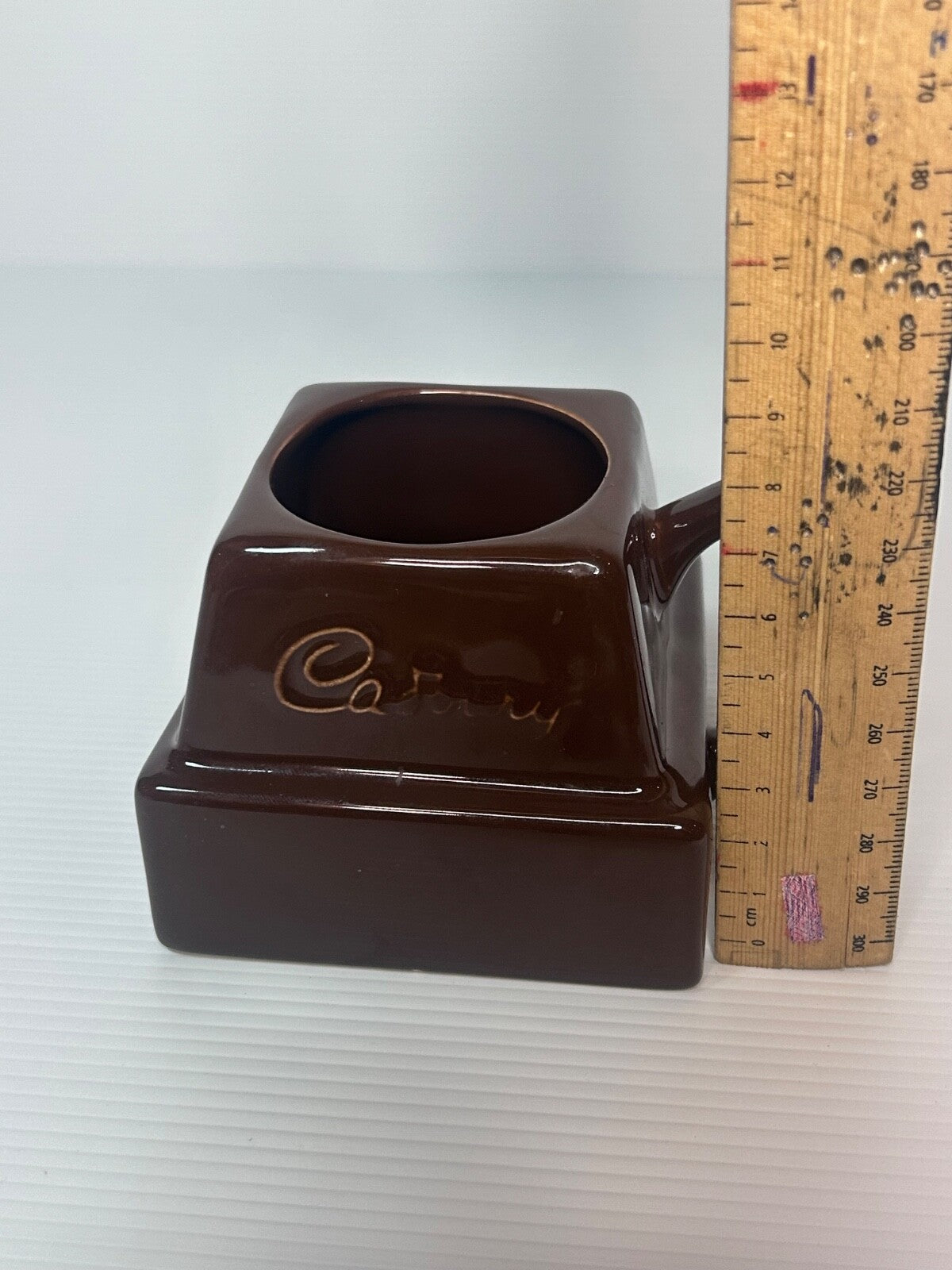Vintage Cadbury Block Chocolate Mug – Retro Novelty Ceramic Collectible