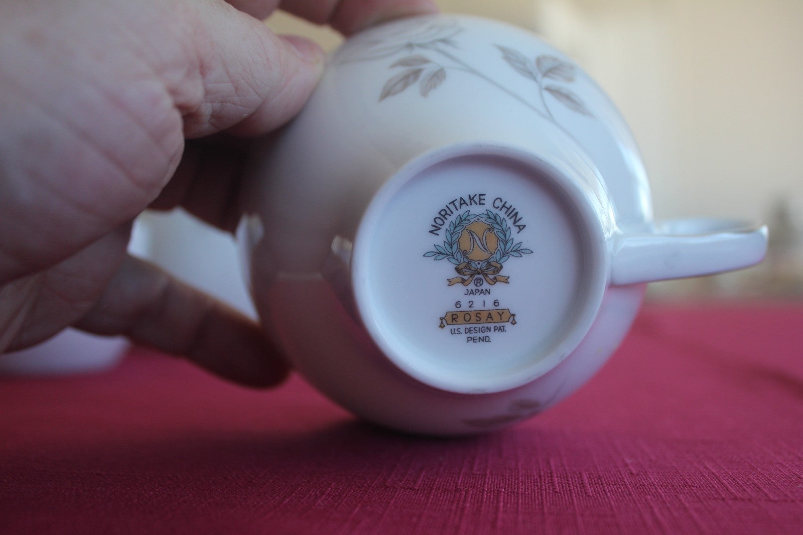 Noritake Rosay Tea Set (10pc) Japanese Vintage Teapot, Cups, & More