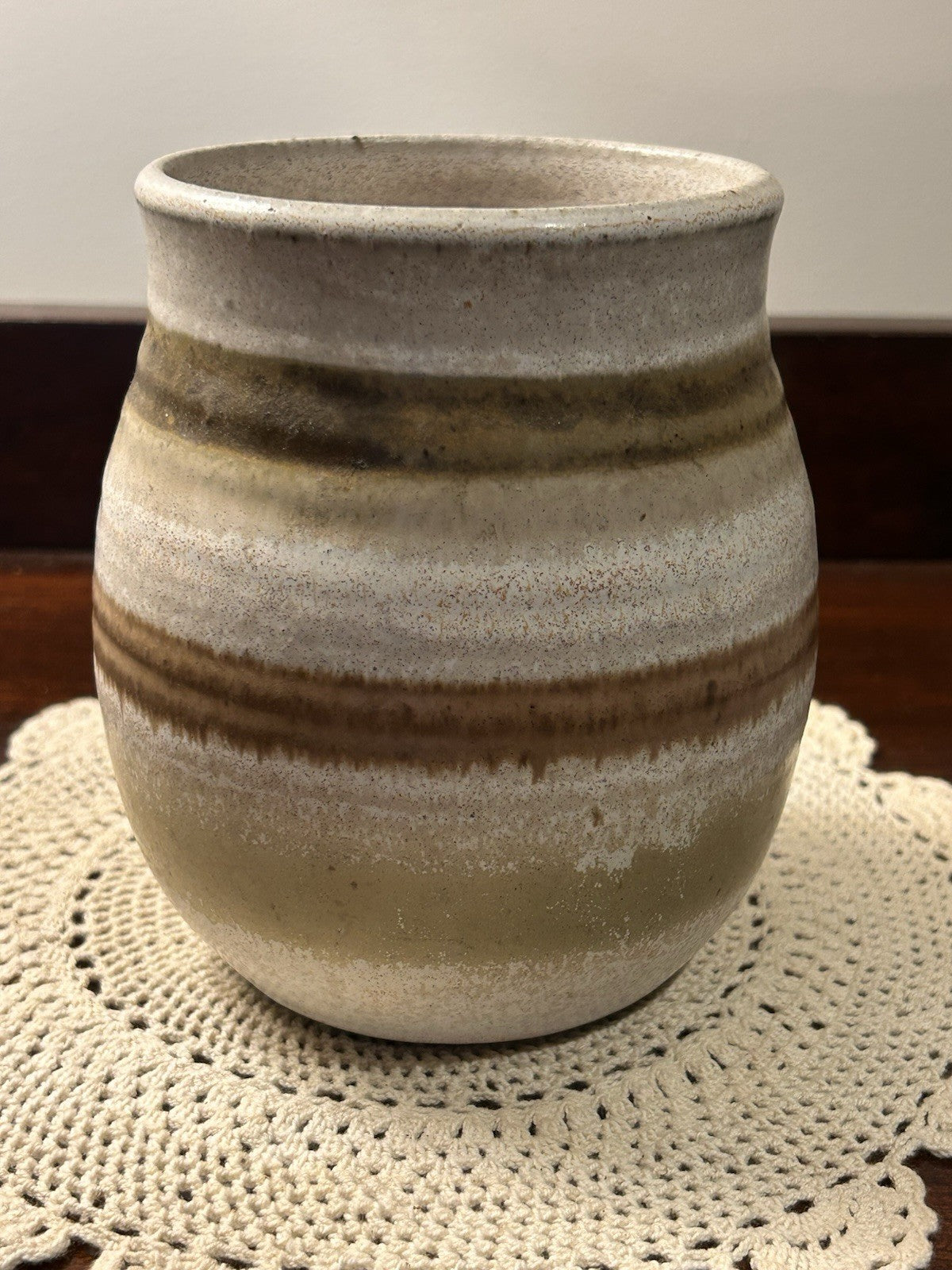 Lilydale Pottery Hand Crafted Vase 1970s Australian Studio Pottery 13cm