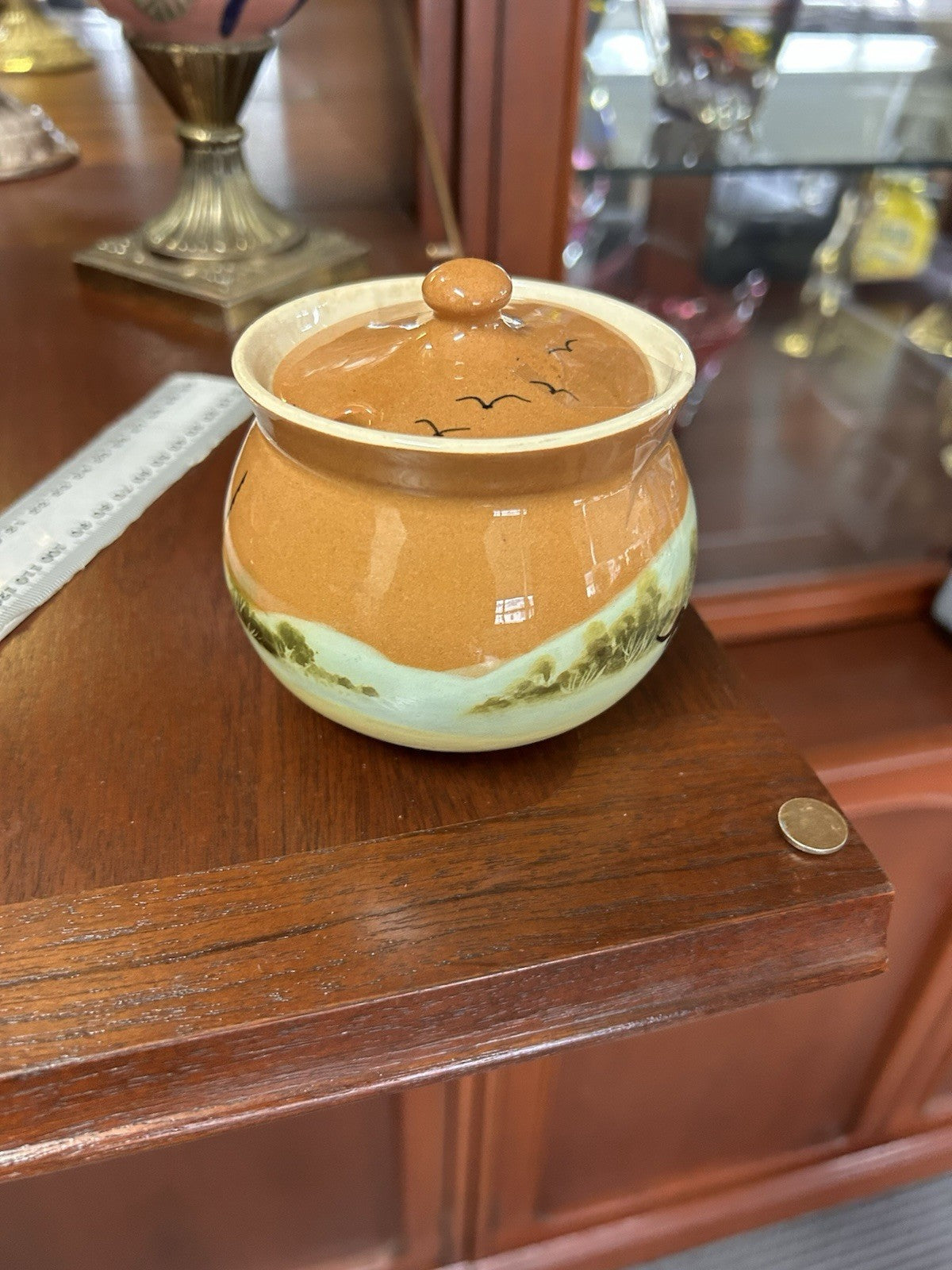 Vintage Martin Boyd Pottery Sugar Bowl Australia c1948–63 | Signed | Mid-Century