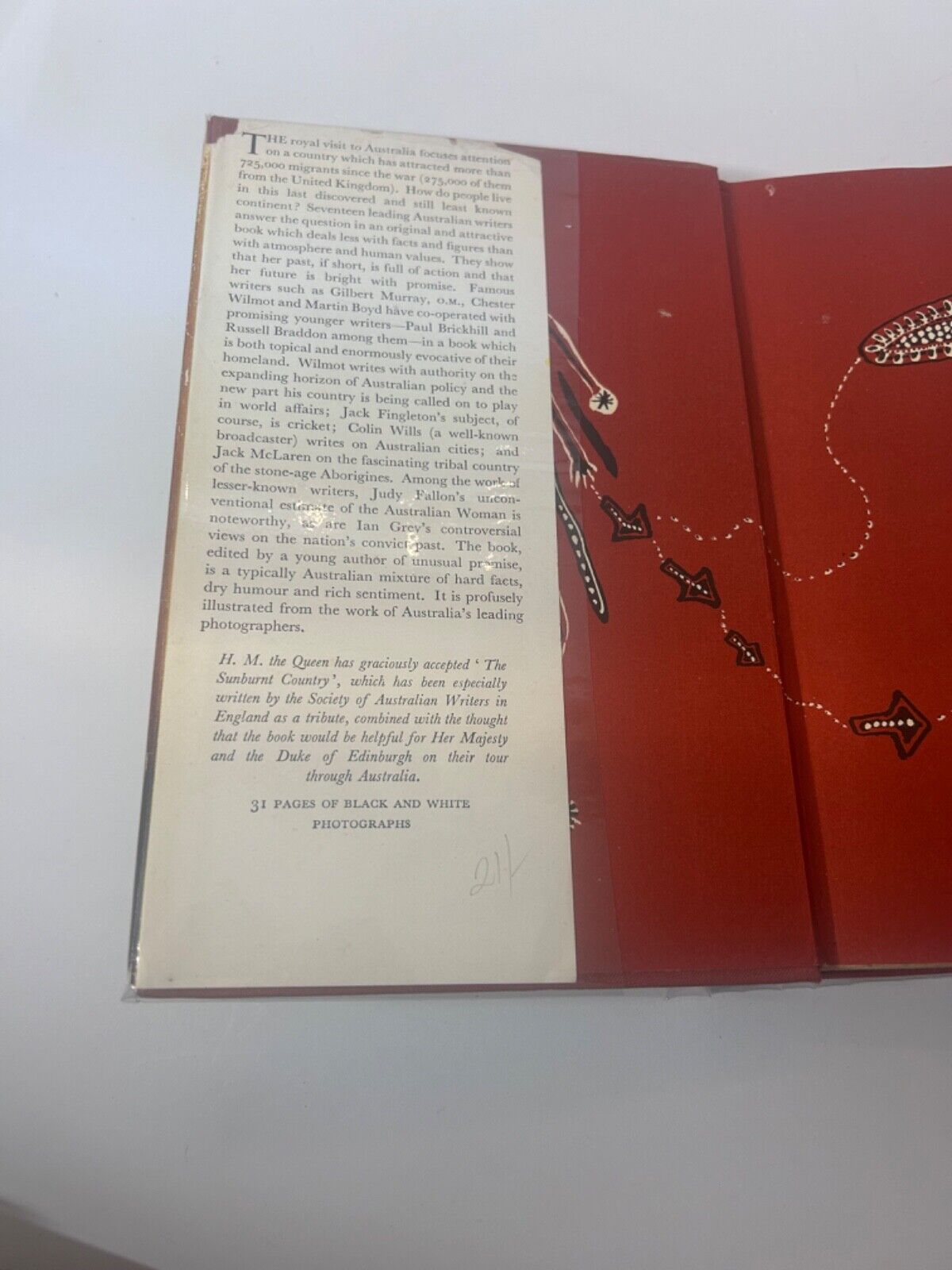 THE SUNBURNT COUNTRY PROFILE OF AUSTRALIA , 1953 FIRST EDITION AUSTRALIANA ,