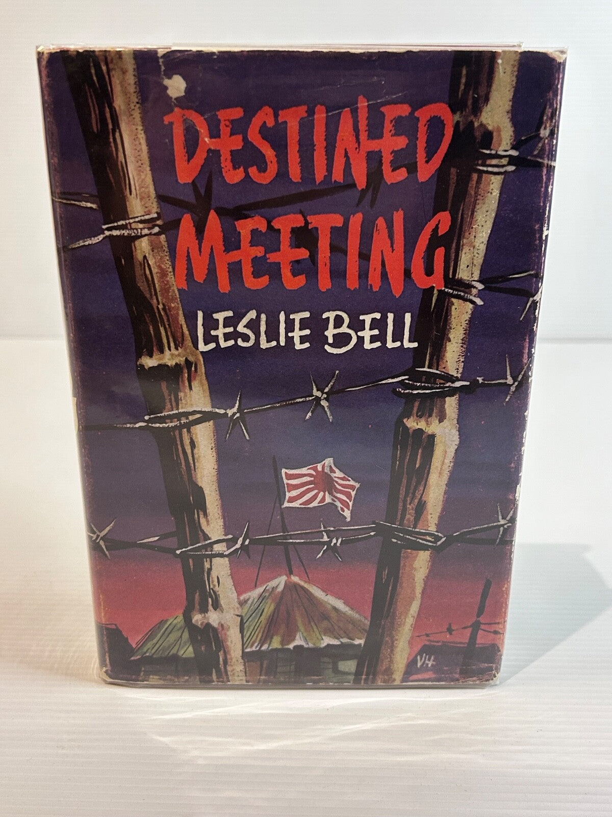 Destined Meeting Leslie Bell 1960 HC DJ POW Changi Readers Book Club