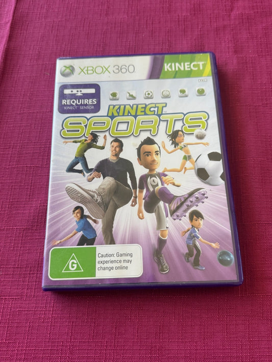 Kinect Sports Xbox 360 PAL – Complete with Manual – 2010