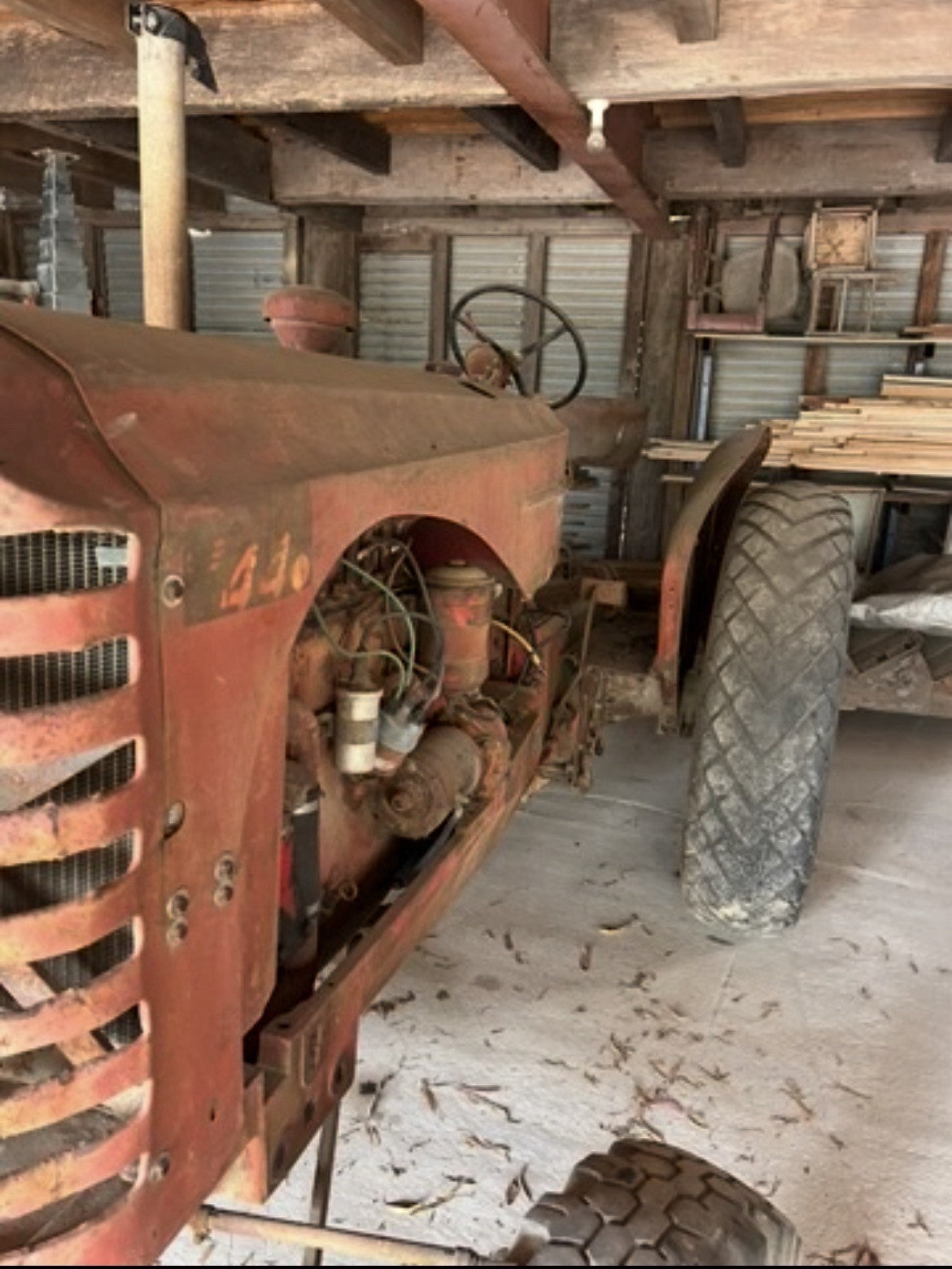 Australian-Built Massey Harris 44K Vintage Tractor – Petrol, Electric Start