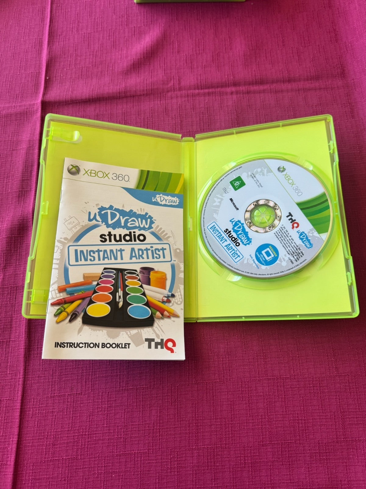 uDraw Studio Instant Artist Xbox 360 PAL – Complete with Manual – 2010