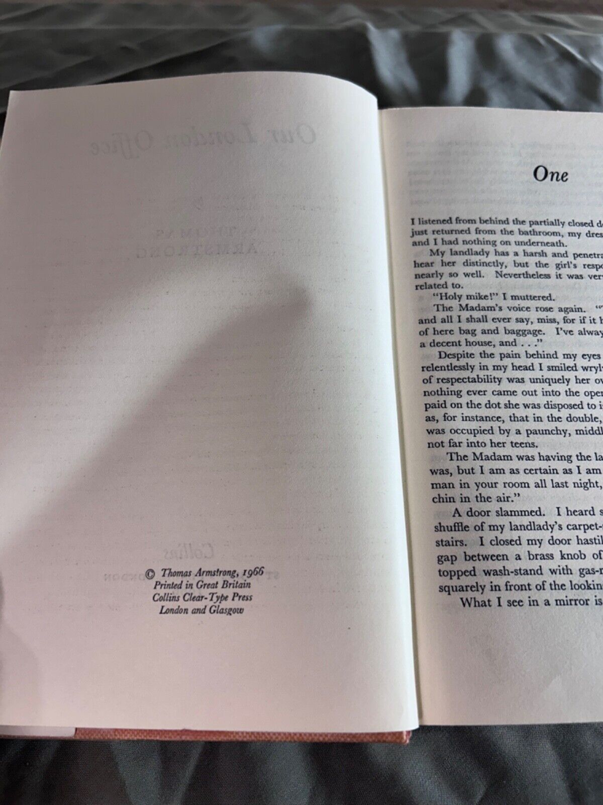 Our London Office by Thomas Armstrong 1966 First Edition Dust Jacket