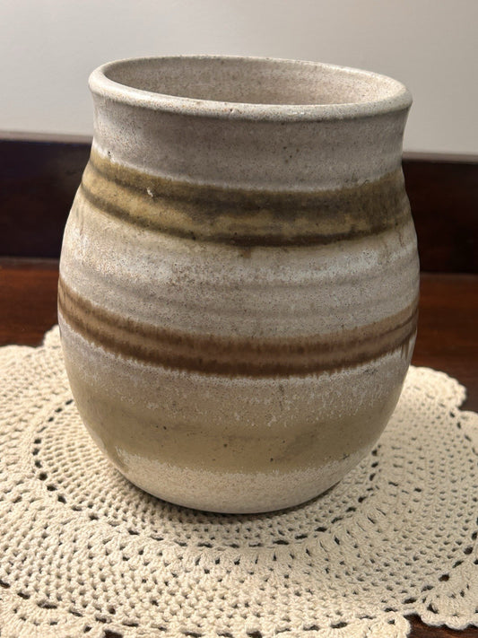 Lilydale Pottery Hand Crafted Vase 1970s Australian Studio Pottery 13cm