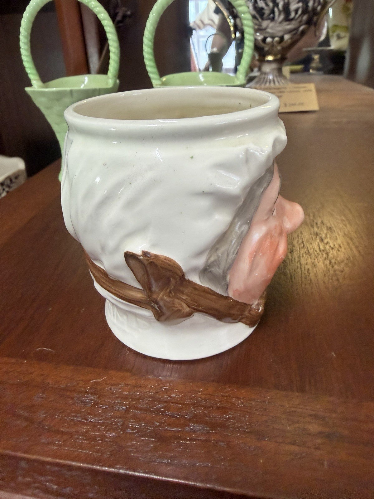 Vintage Lancaster Sandland Sairey Gamp Character Jug Dickens England c1950s