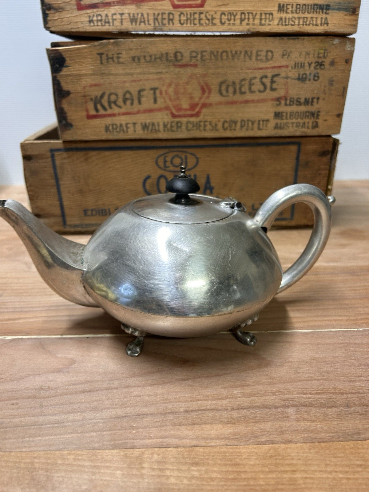 Art Deco Paramount Plate EPNS Silver Plated Teapot A1 Hand Soldered c.1940s