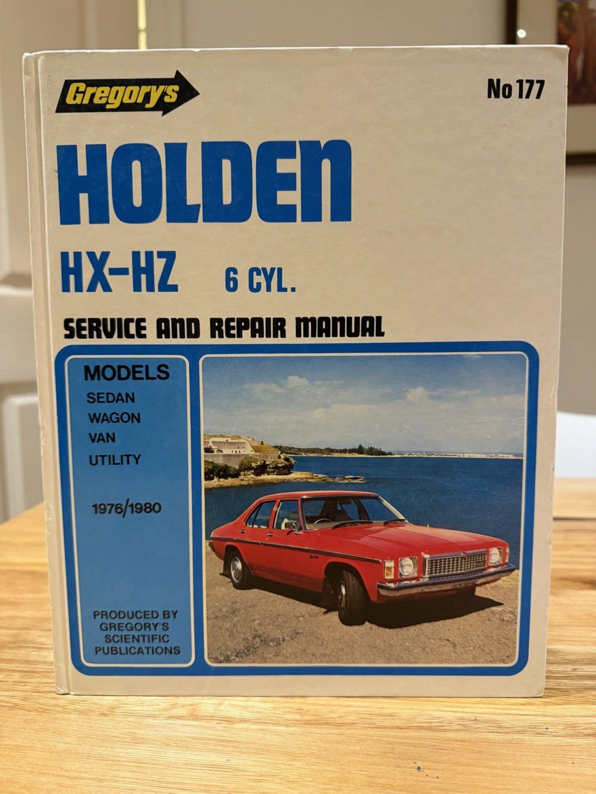 Gregory’s Holden HX HZ 6 Cyl Service Repair Manual No 177 1976-1980 Vintage