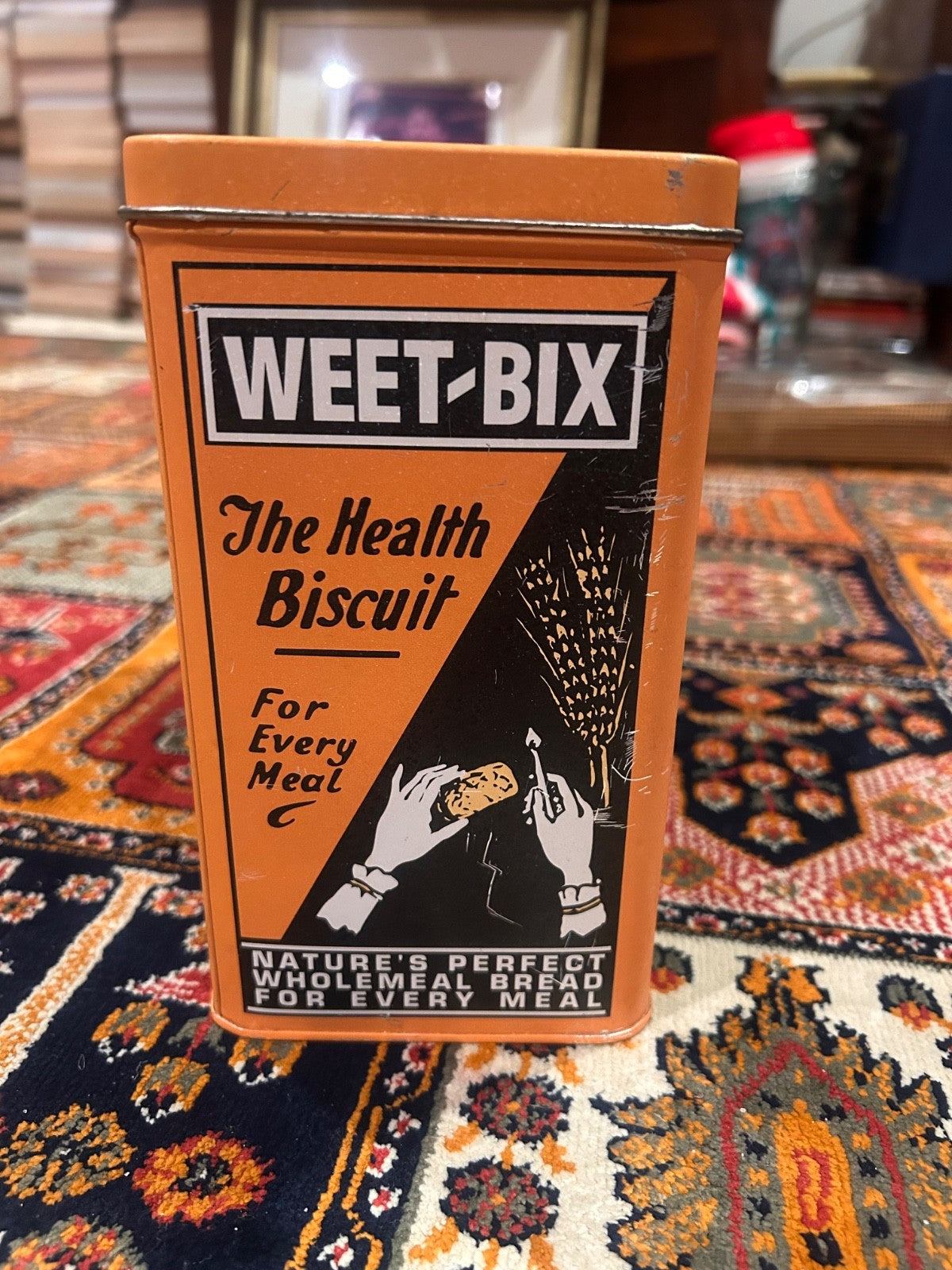 Weet-Bix Collectible Tin 1997 Retro Advertising Cereal Box Sanitarium Australian