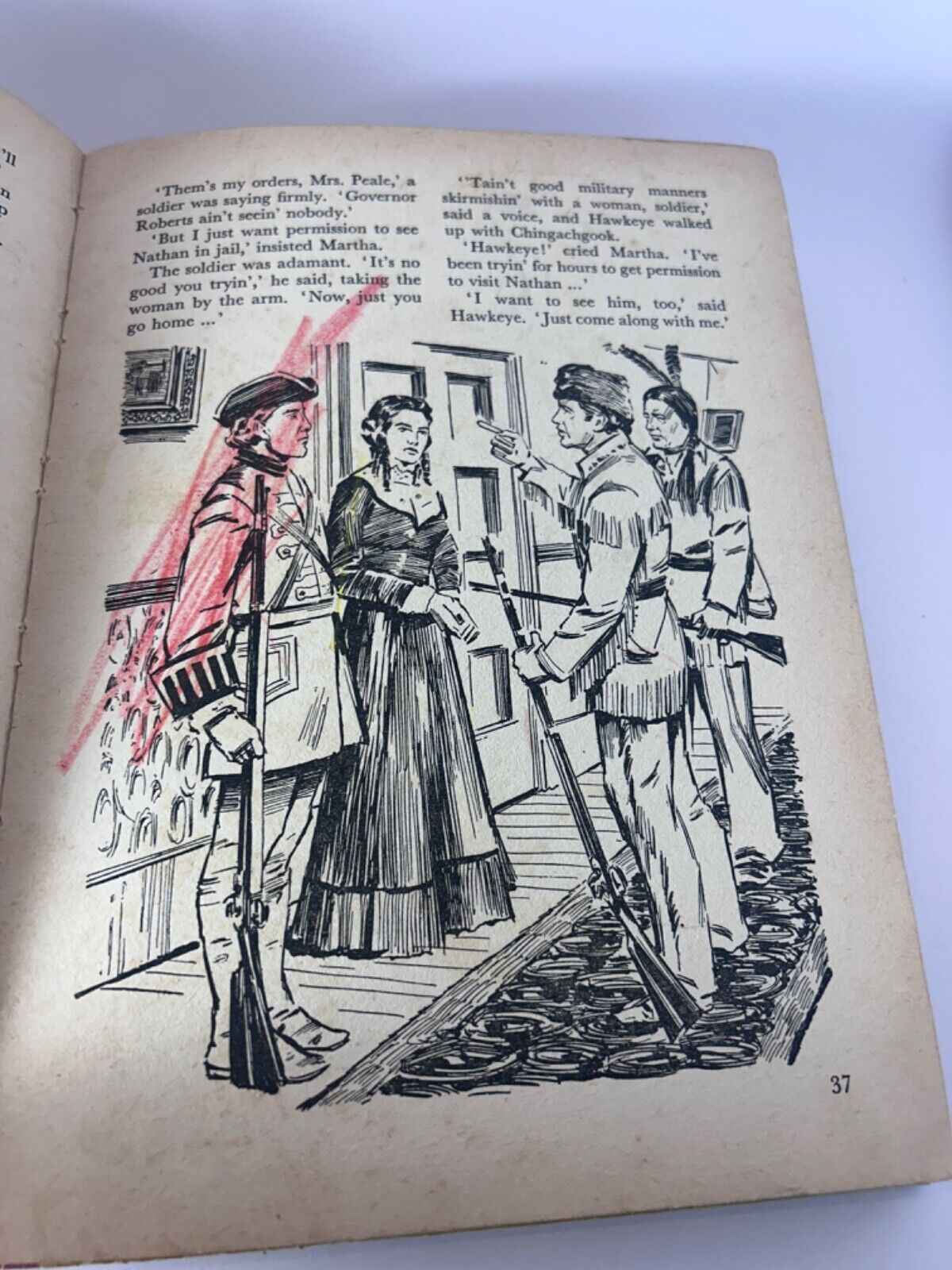 Hawkeye and the Last of the Mohicans Annual No 1 by Michael Holt-Hardback 1958