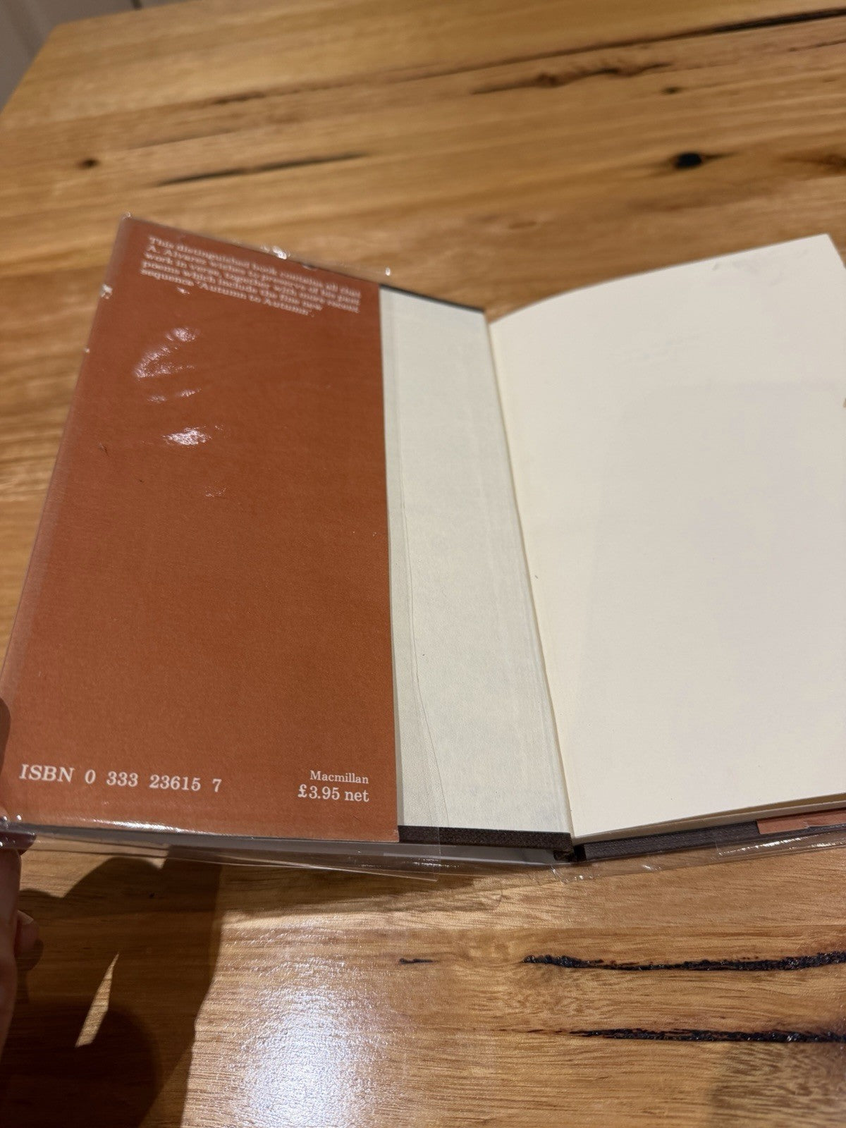 A. Alvarez Autumn to Autumn Selected Poems 1953-1976 1978 1st Ed Hardcover DJ