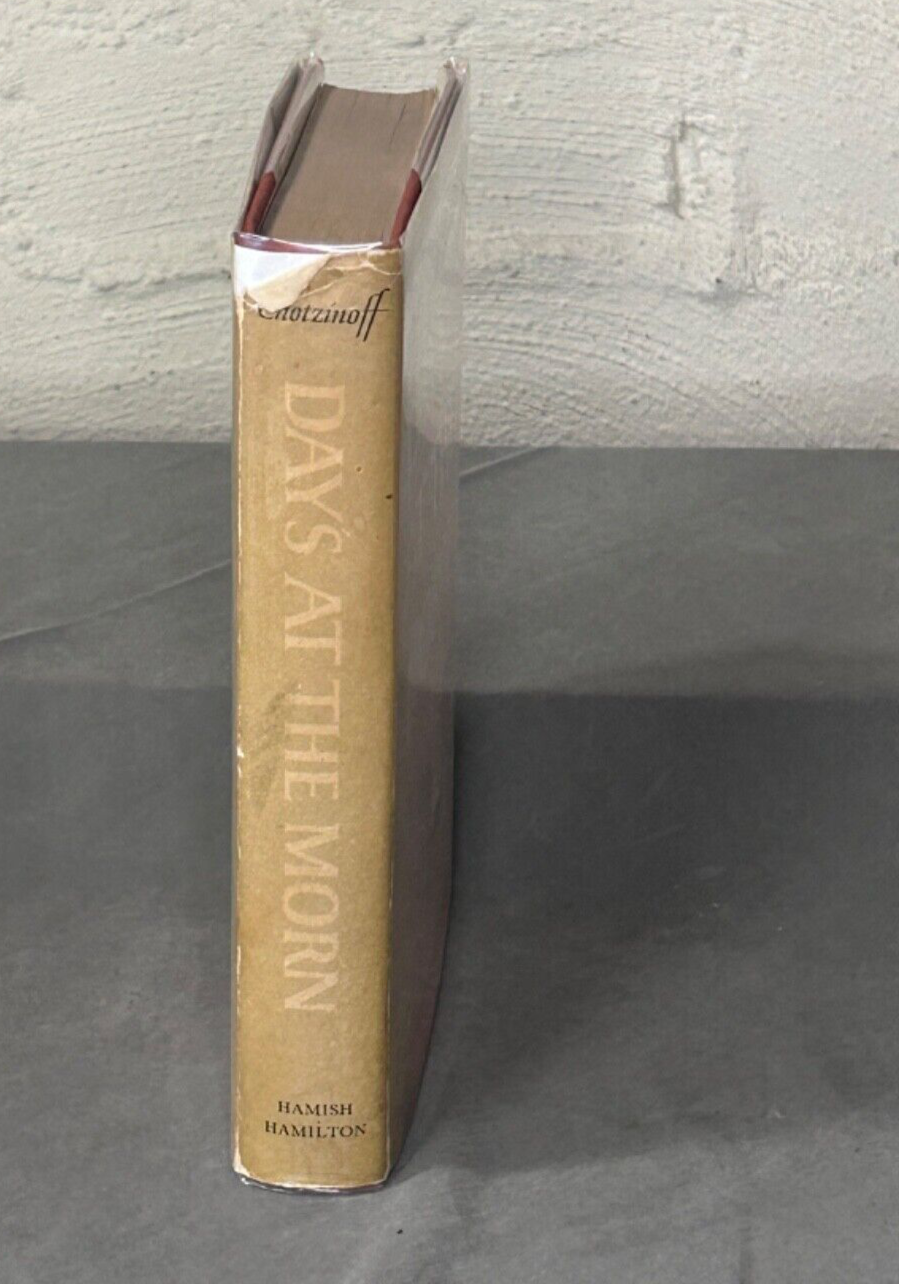 Day's at the morn by Samuel Chotzinoff first edition 1965 with dust jacket