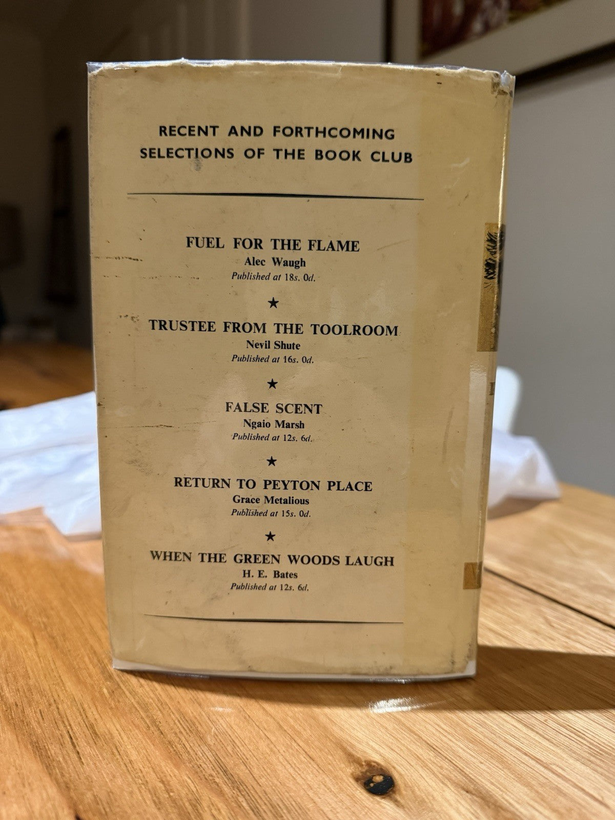 Ian Fleming For Your Eyes Only 1960 Book Club HC DJ James Bond 007 1st Thus