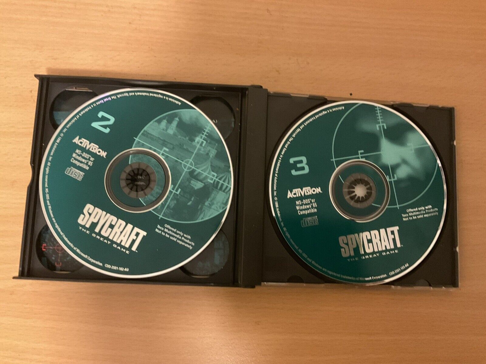 SPYCRAFT PC CDROM Vintage Game - Activision 1996 and Official Guide Book 1996