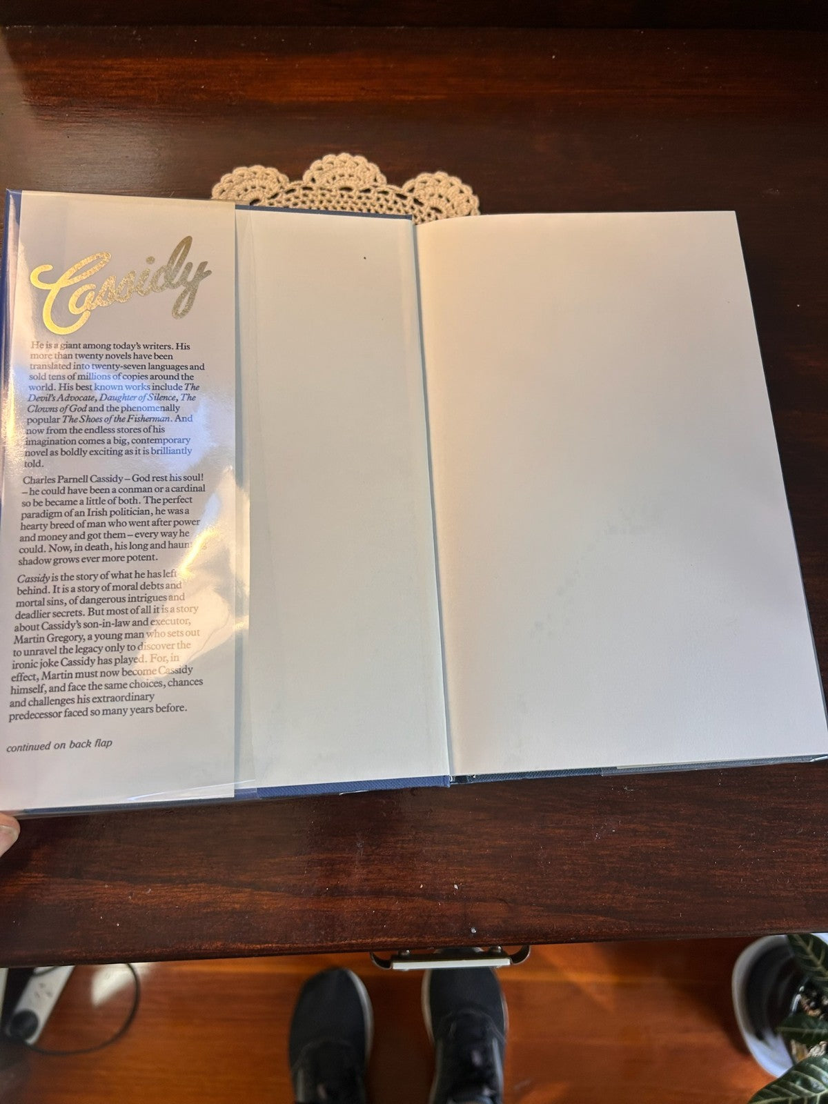 Cassidy - Morris West - 1986 Hardcover Guild Publishing London (BCE)